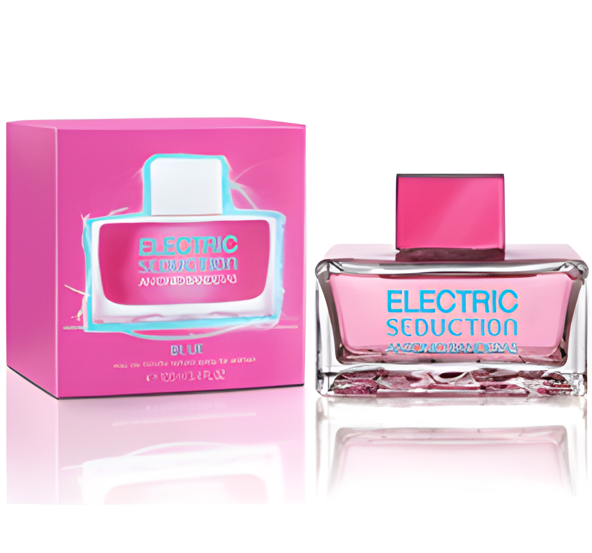 Electric Blue Seduction for Women by Antonio Banderas perfume bottle