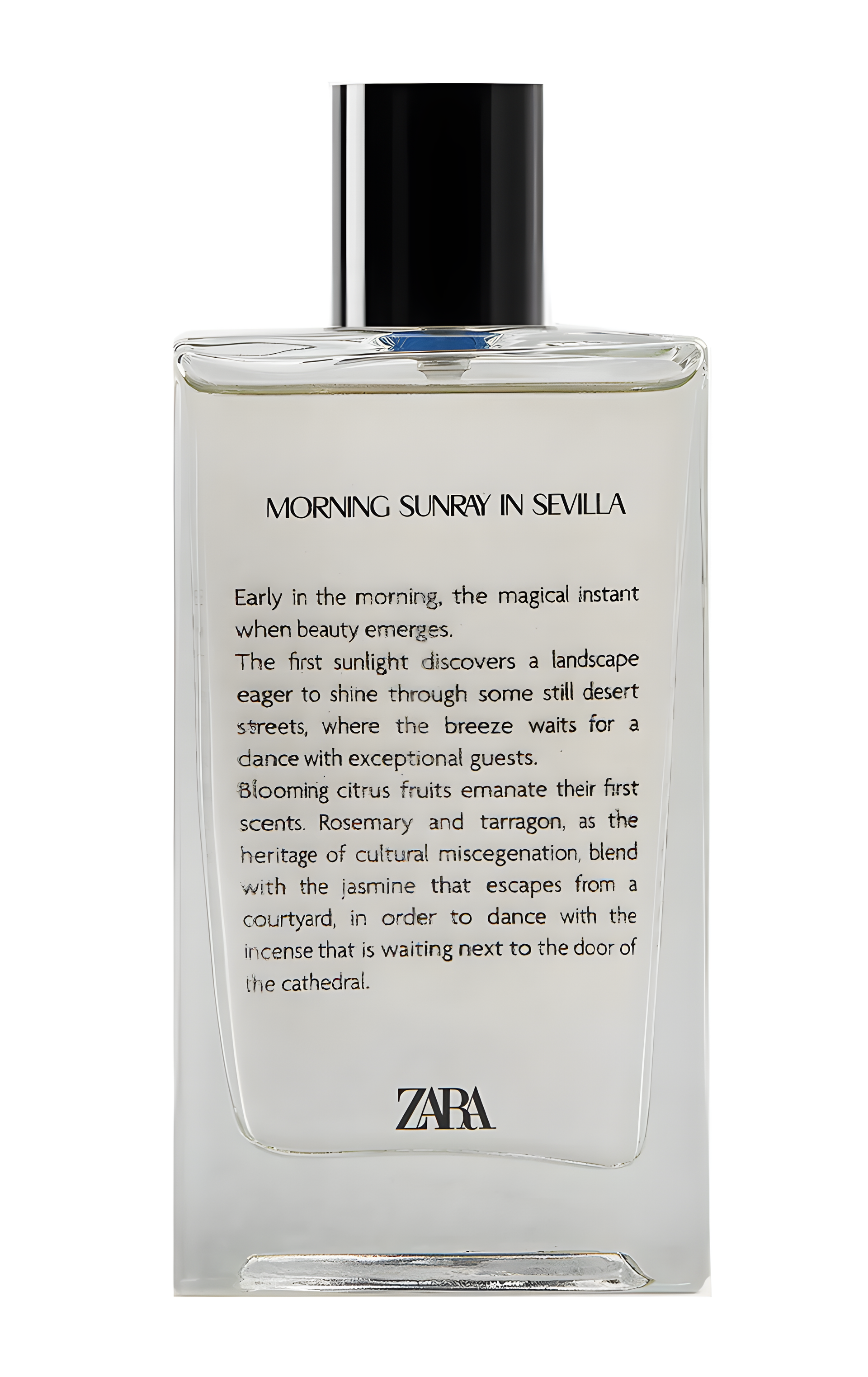 Morning Sunray in Sevilla by Zara perfume bottle