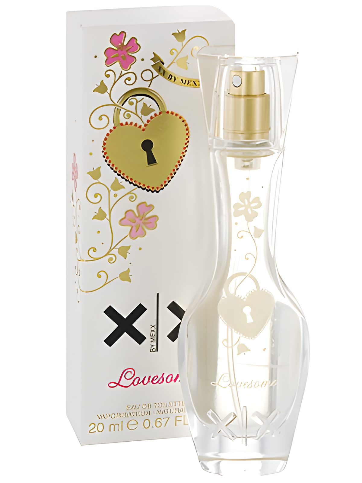 XX by Mexx Lovesome by Mexx perfume bottle
