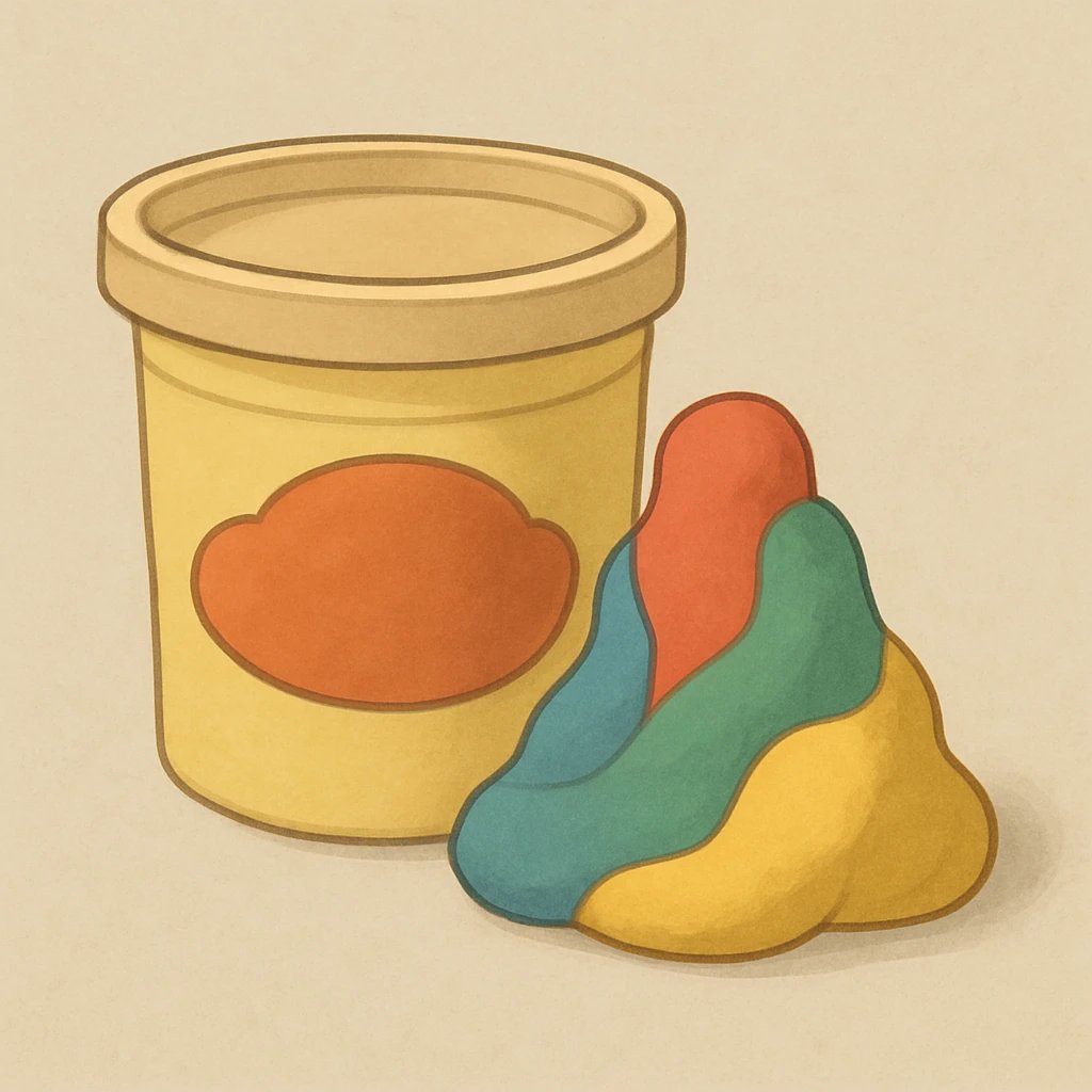Picture of Play-Doh note