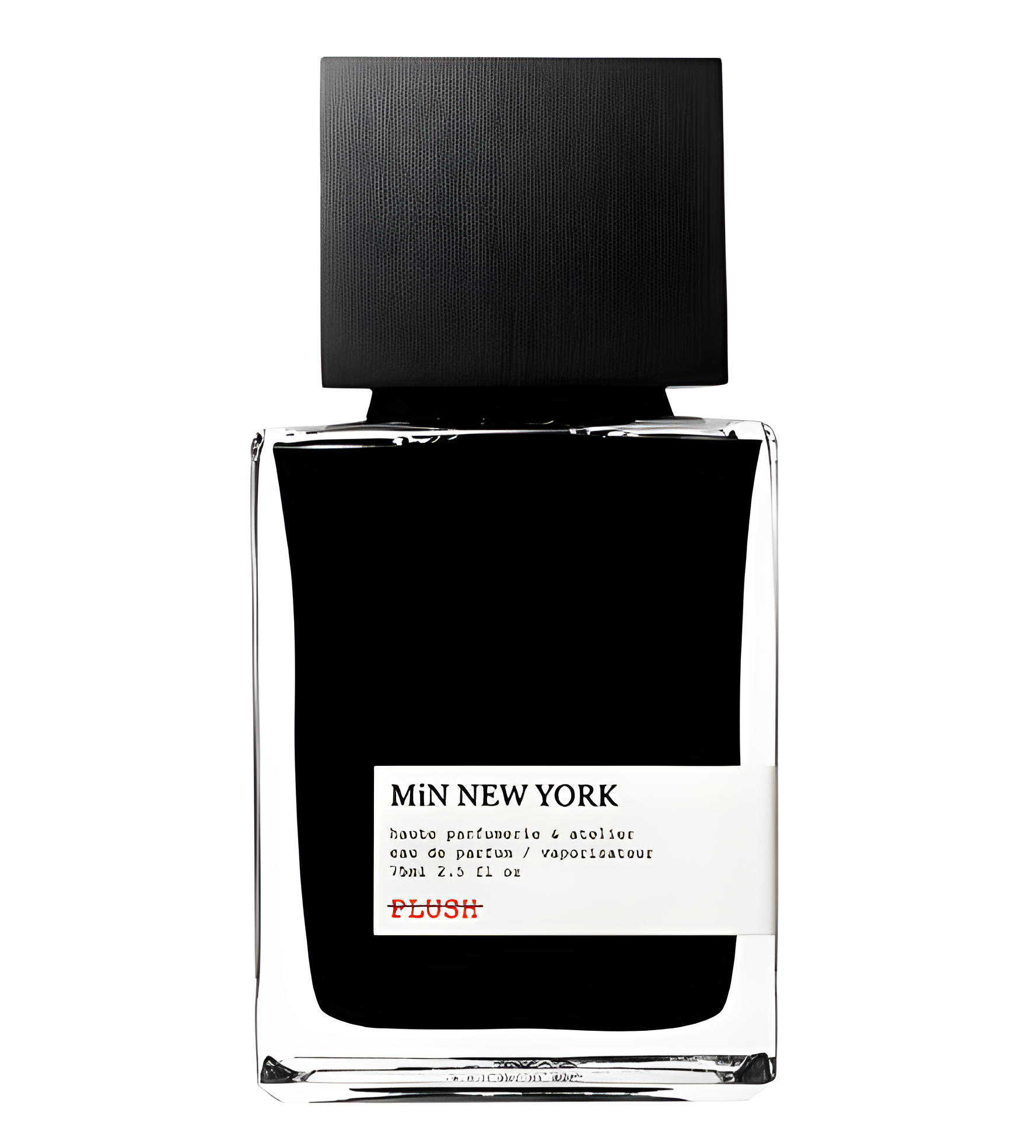 Plush by MiN New York perfume bottle