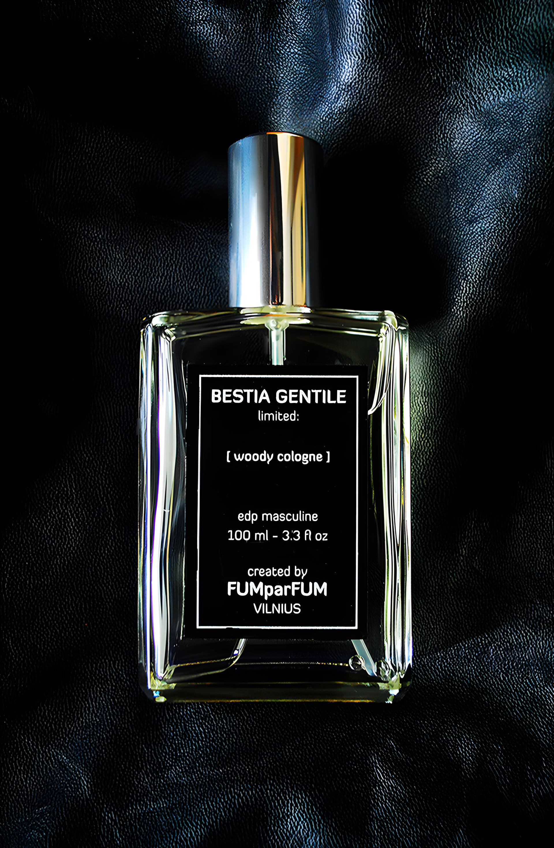 BESTIA GENTILE: Woody Cologne by FUMparFUM perfume bottle