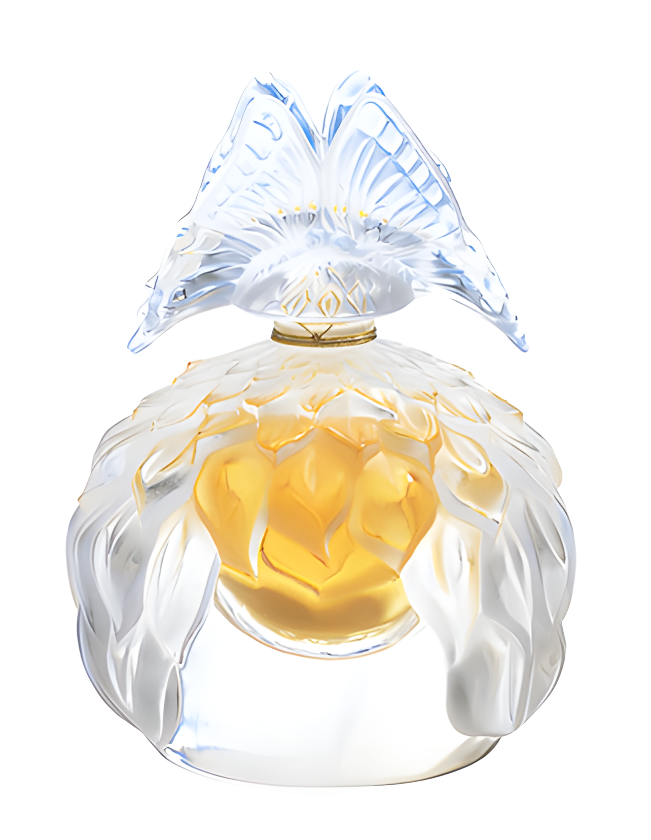 Lalique de Lalique Butterfly Crystal Flacon by Lalique perfume bottle