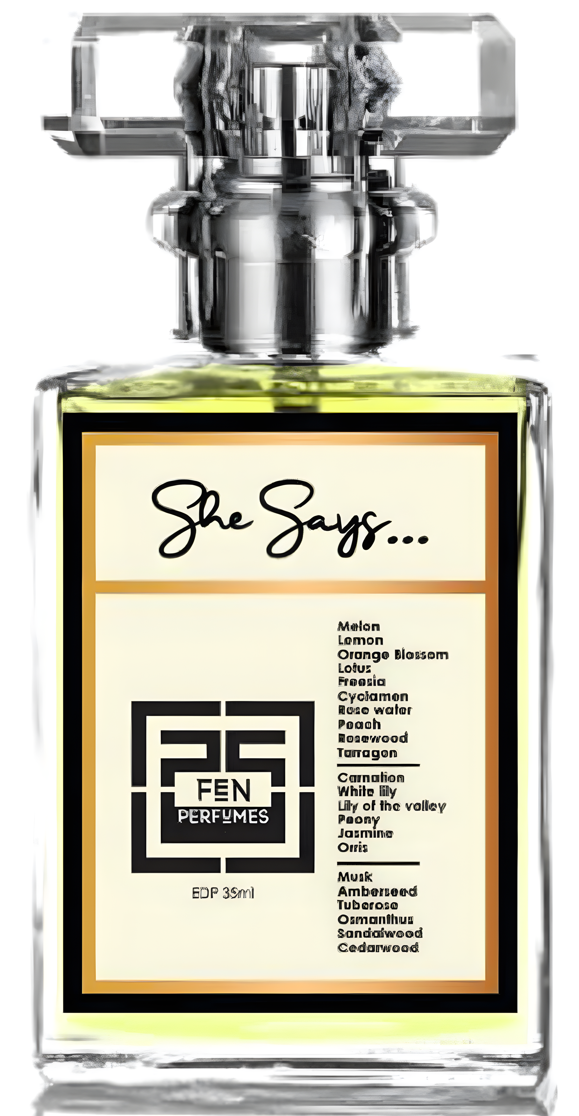 She Says by FEN Perfumes perfume bottle