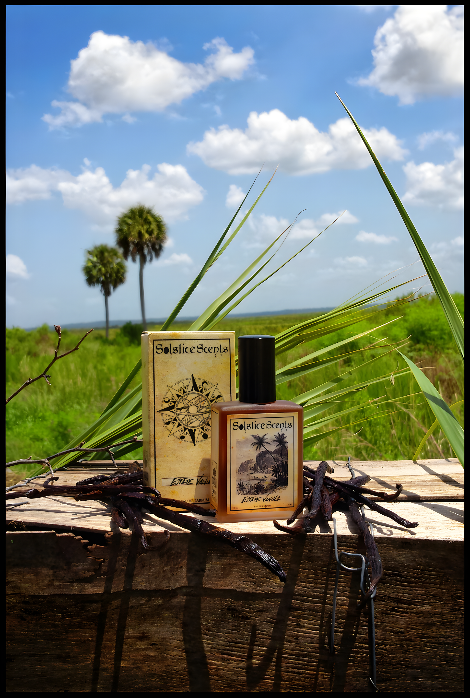 Estate Vanilla by Solstice Scents perfume bottle