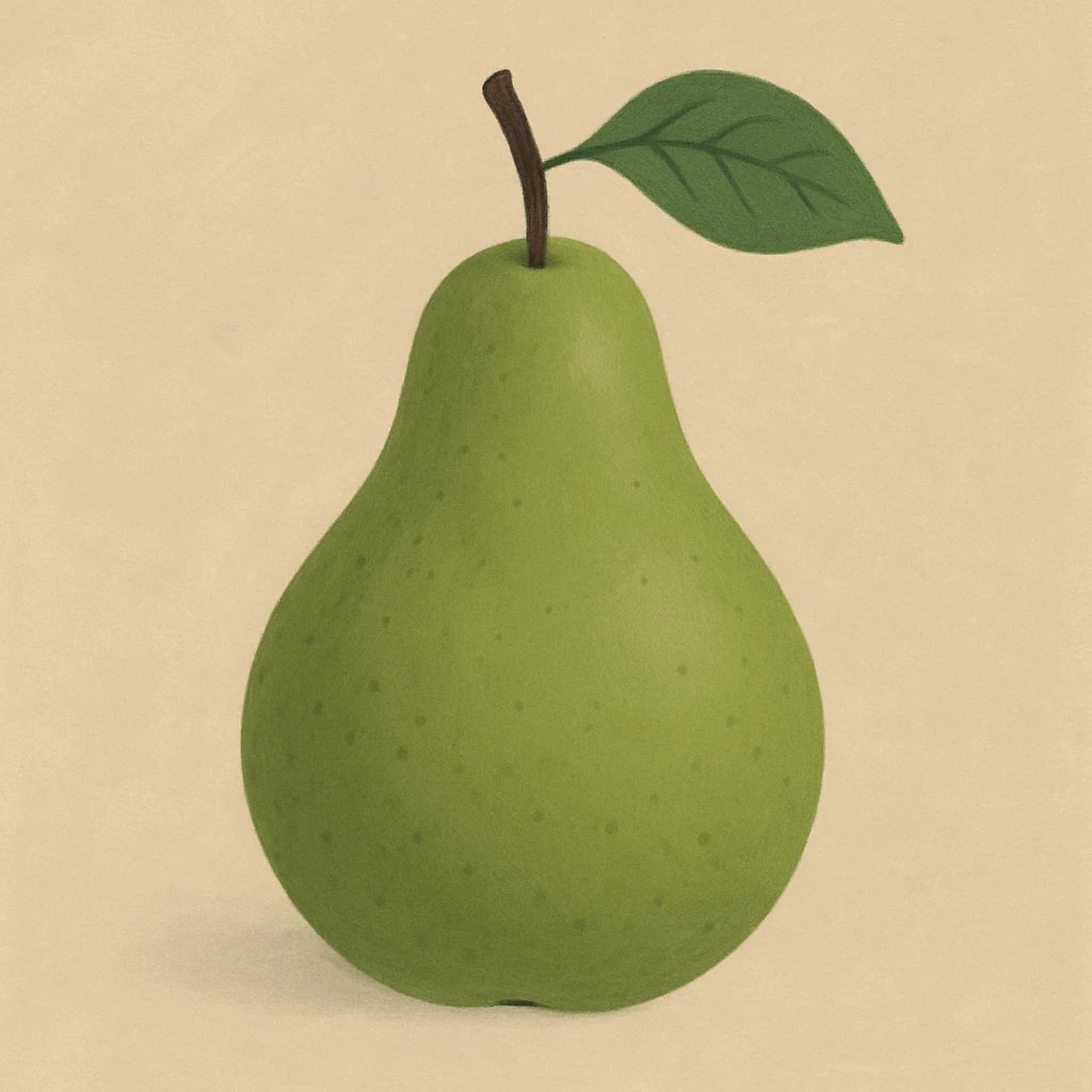 Picture of Green Pear note