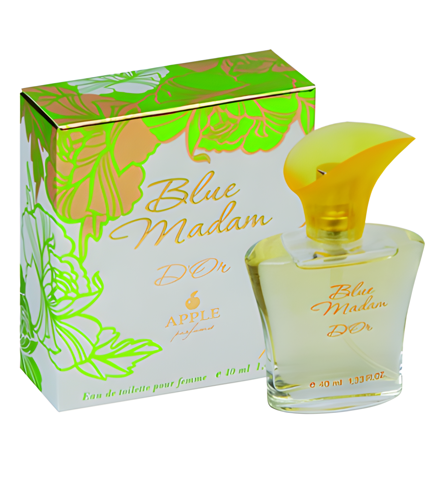 Blue Madam d'or by Apple Parfums perfume bottle