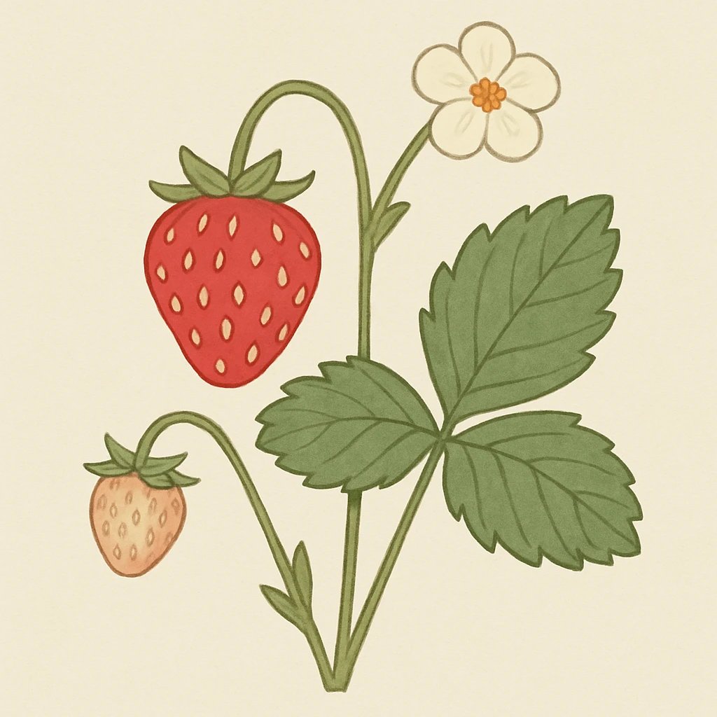 Picture of Wild Strawberry note