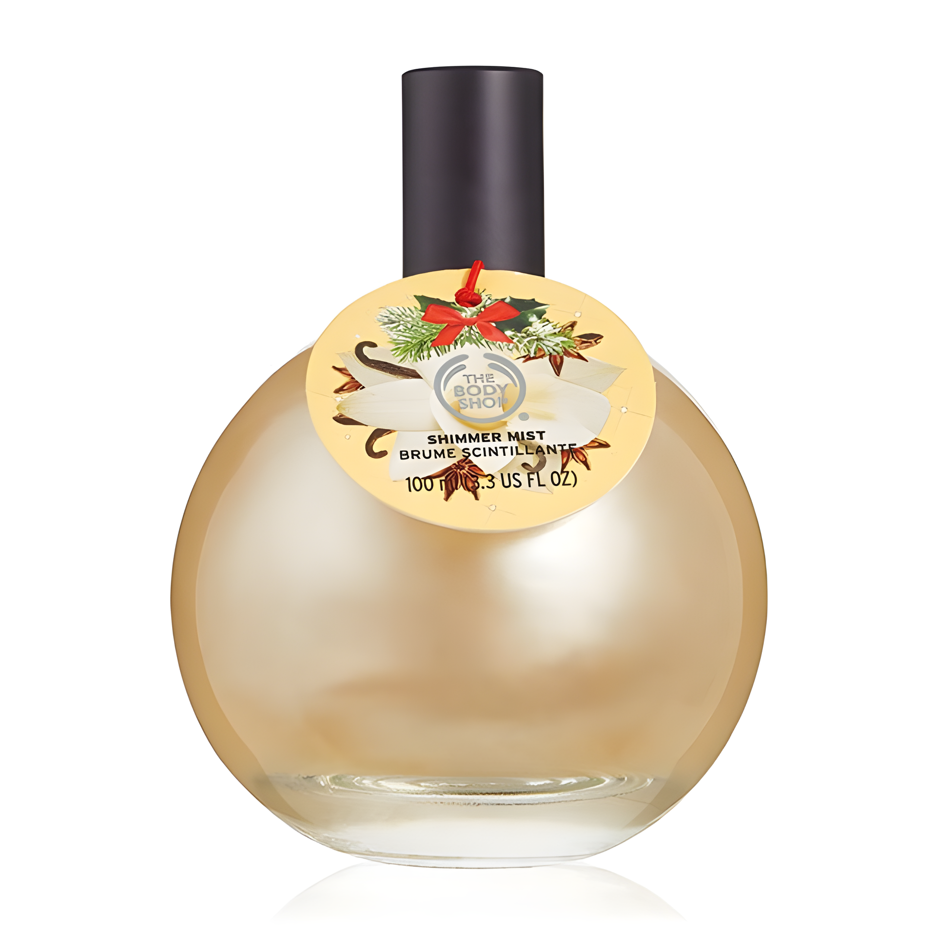 Vanilla Chai Shimmer Mist by The Body Shop perfume bottle