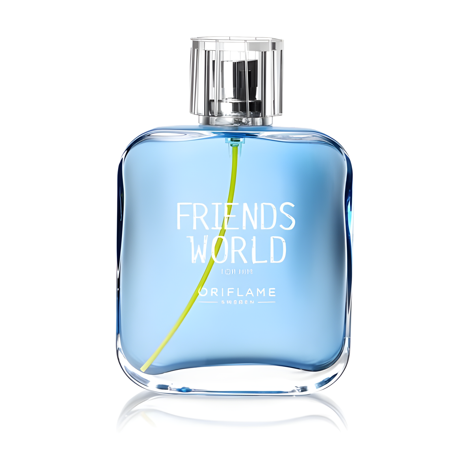 Friends World for Him by Oriflame perfume bottle