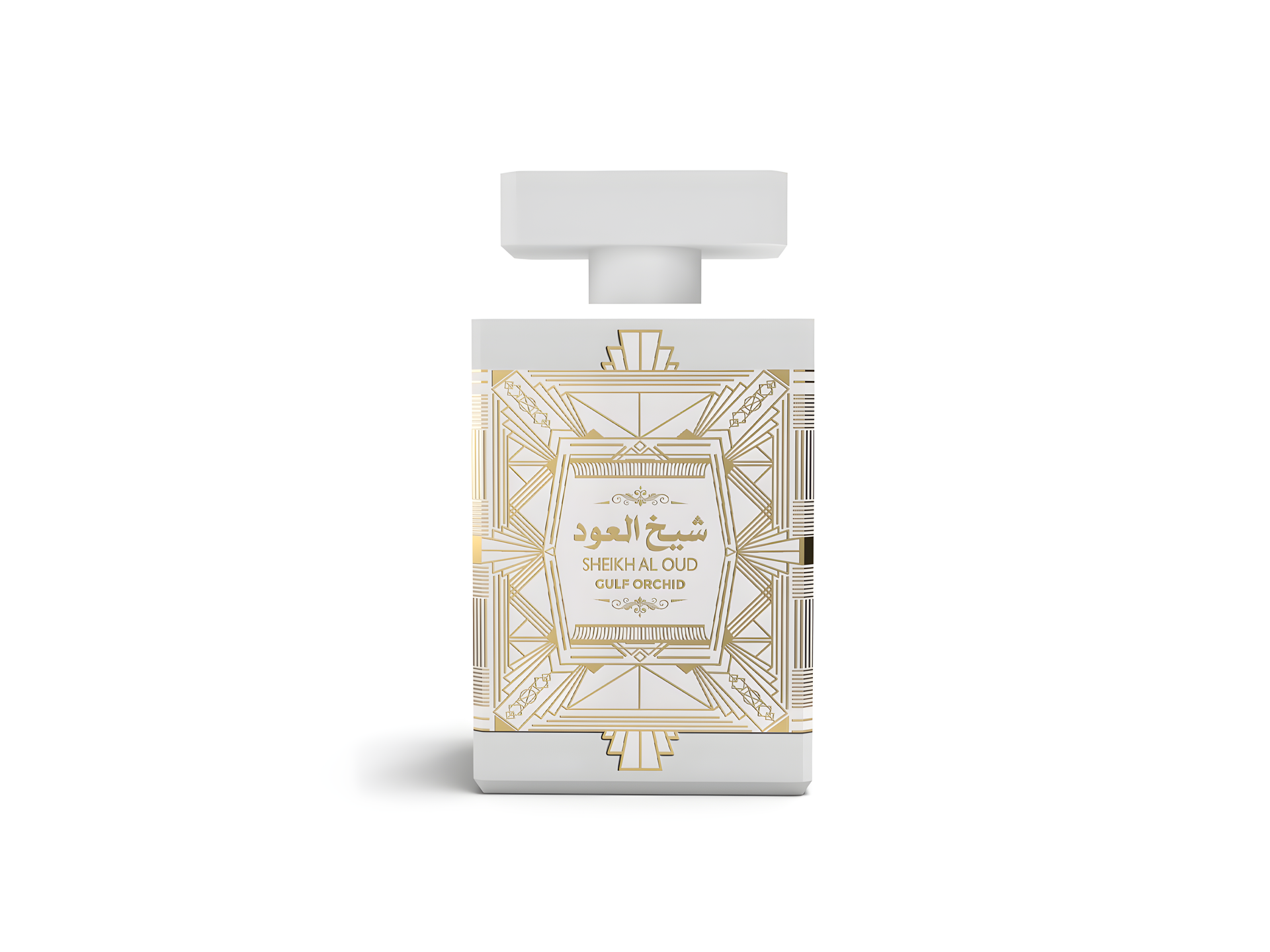 Sheikh Al Oud White by Gulf Orchid perfume bottle