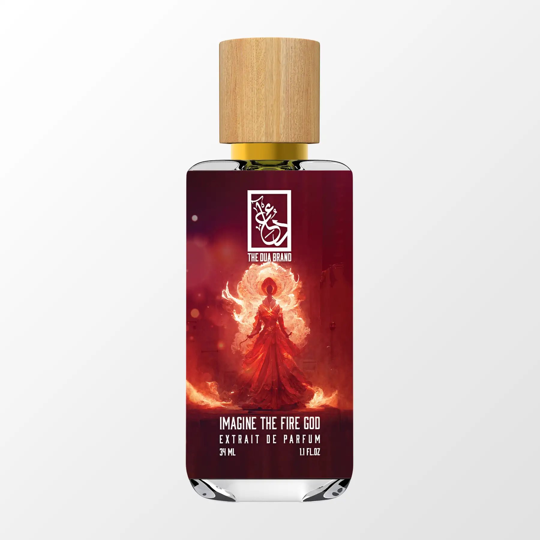 Fire God by The Dua Brand perfume bottle