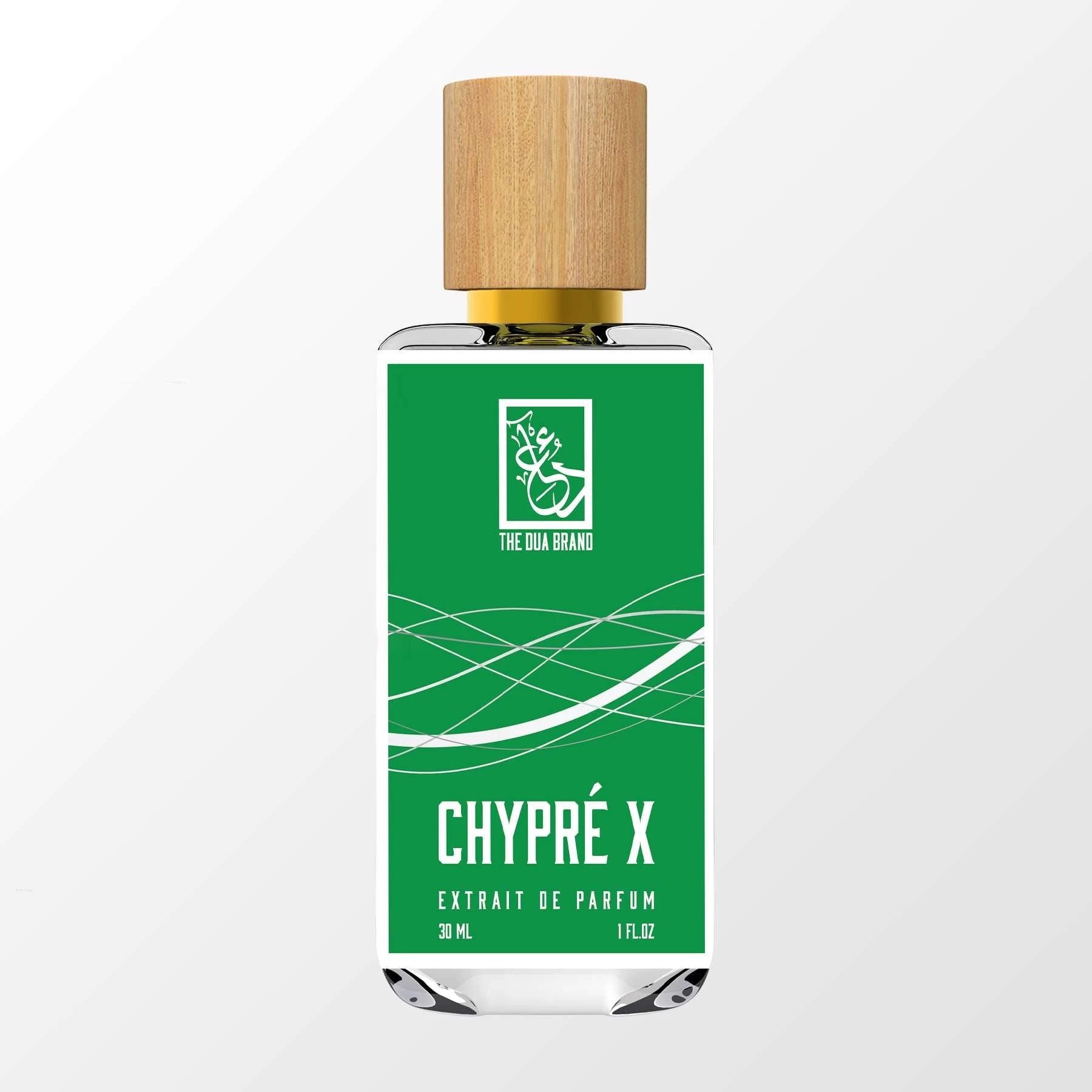 Chypré X by The Dua Brand perfume bottle