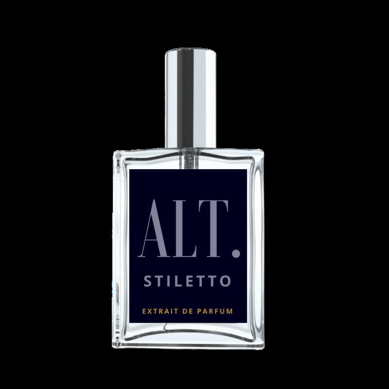 Stiletto by ALT. Fragrances perfume bottle