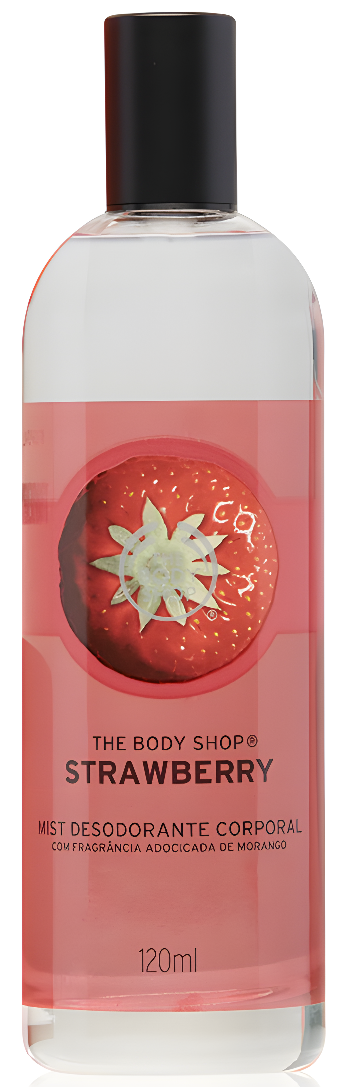 Strawberry by The Body Shop perfume bottle