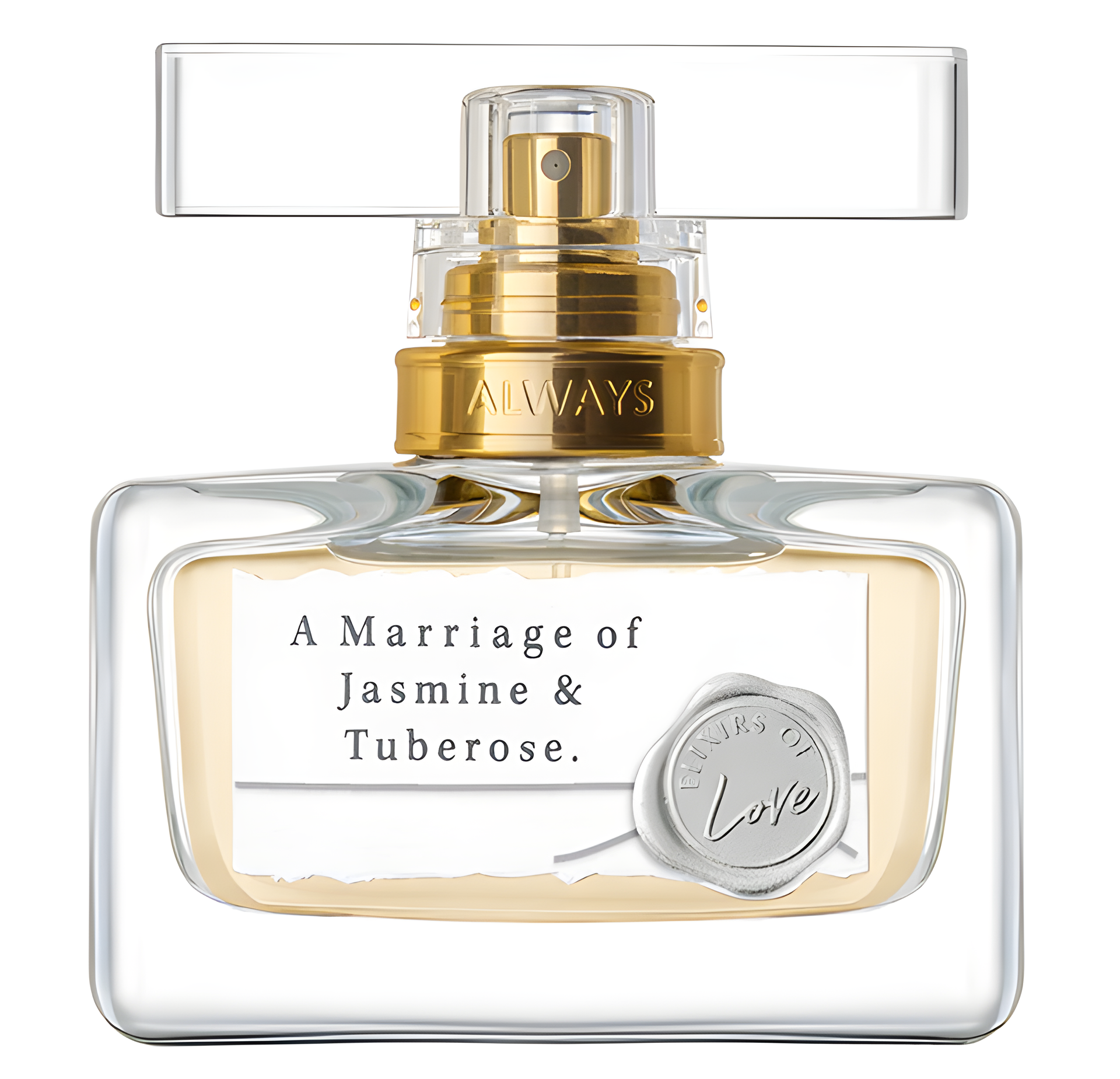 A Marriage of Jasmine & Tuberose by Avon perfume bottle