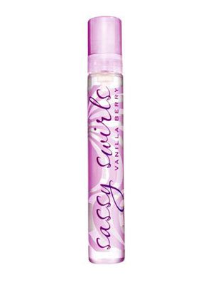 Sassy Swirls Vanilla Berry by Avon perfume bottle