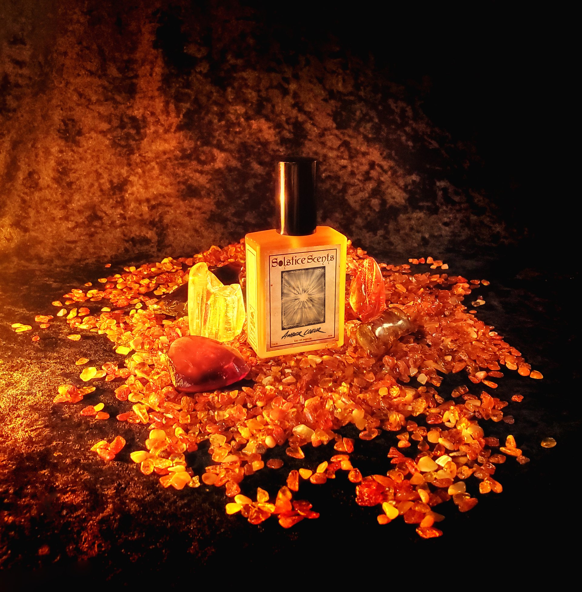 Amber Coeur by Solstice Scents perfume bottle