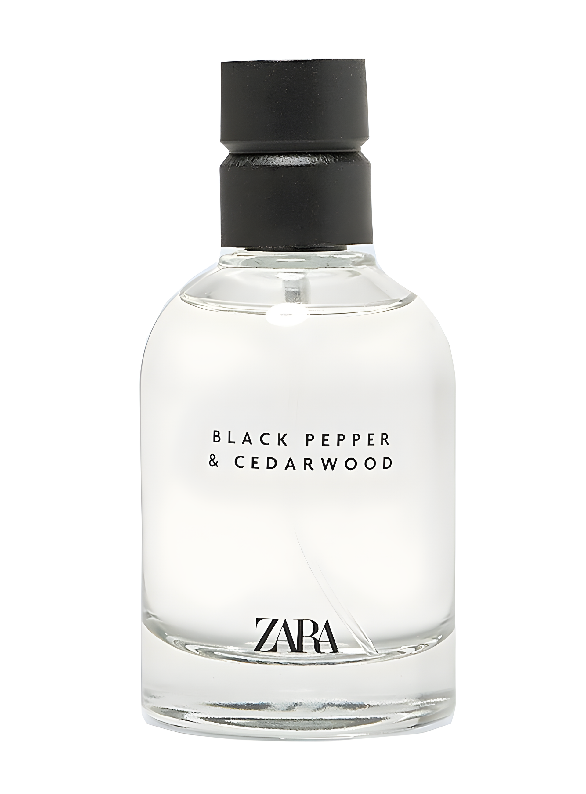 Black Pepper & Cedarwood by Zara perfume bottle