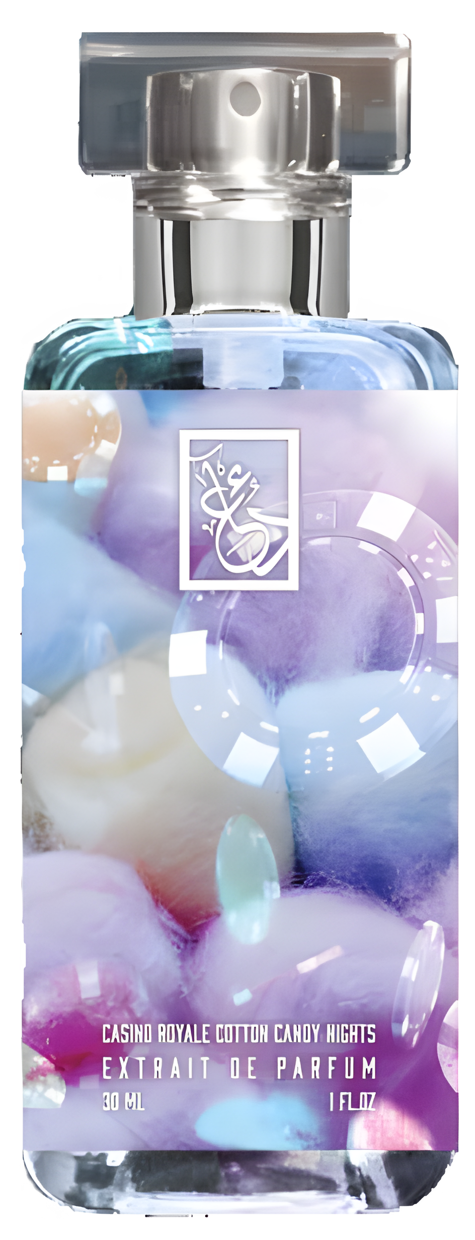 Casino Royale Cotton Candy Nights by The Dua Brand perfume bottle