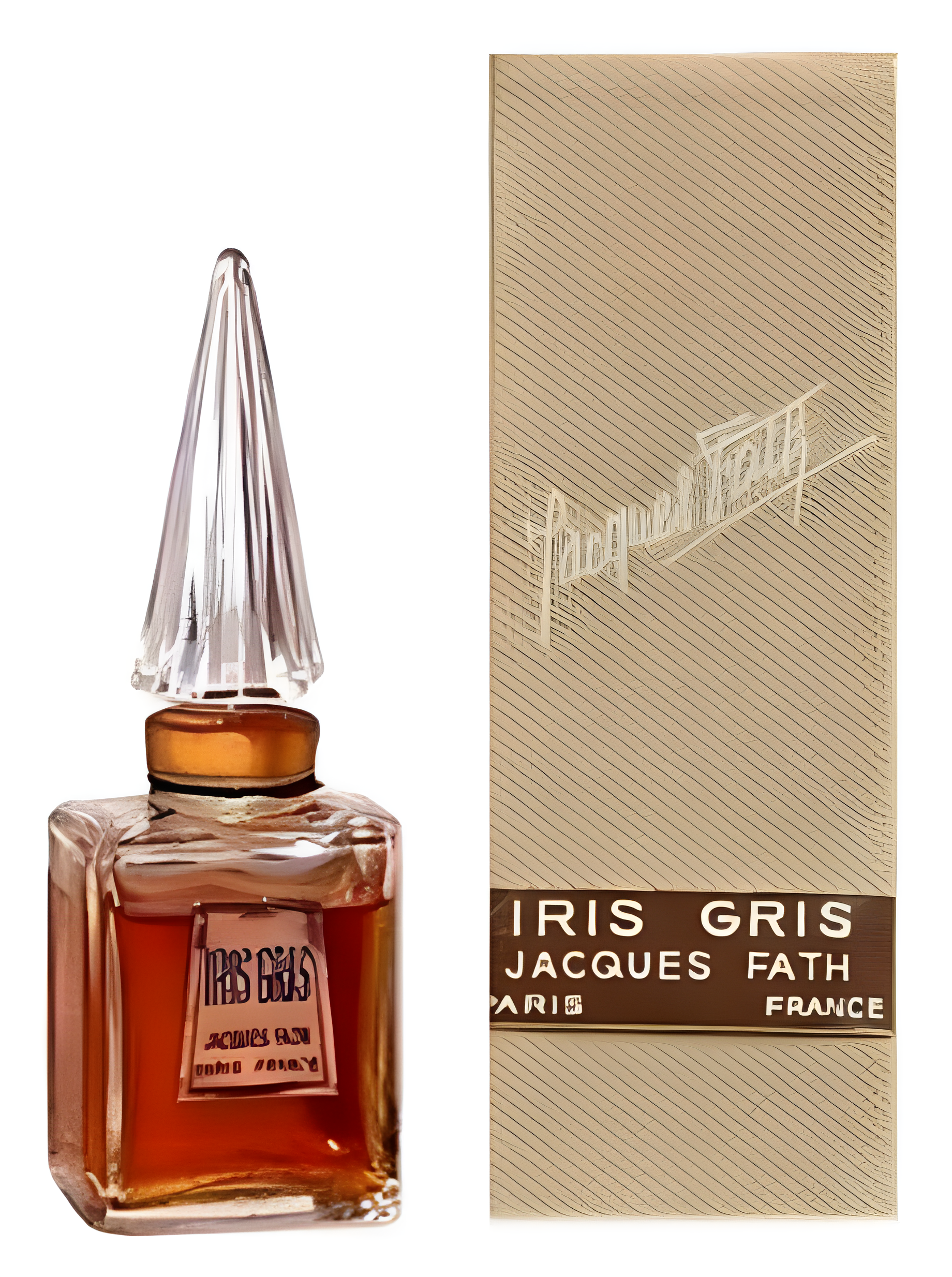 Iris Gris by Jacques Fath perfume bottle