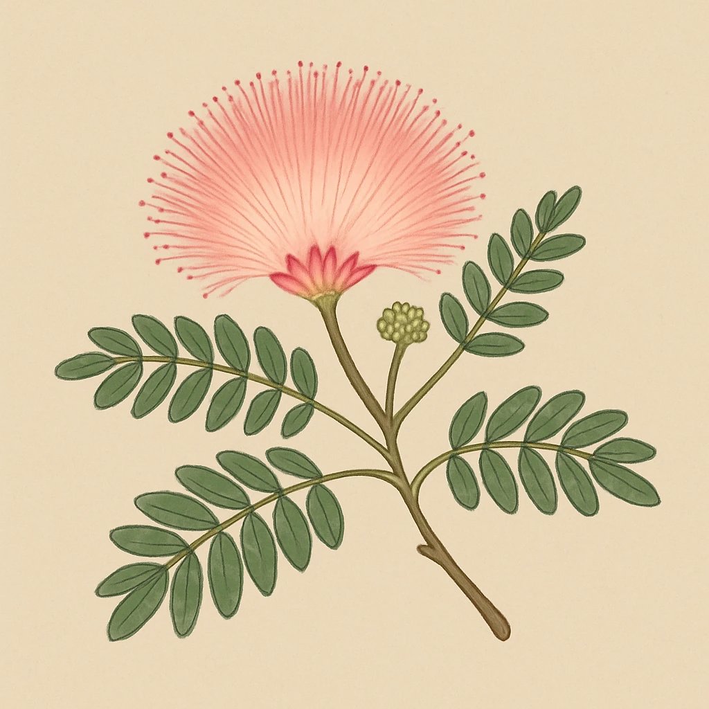 Picture of Silk Tree Blossom note