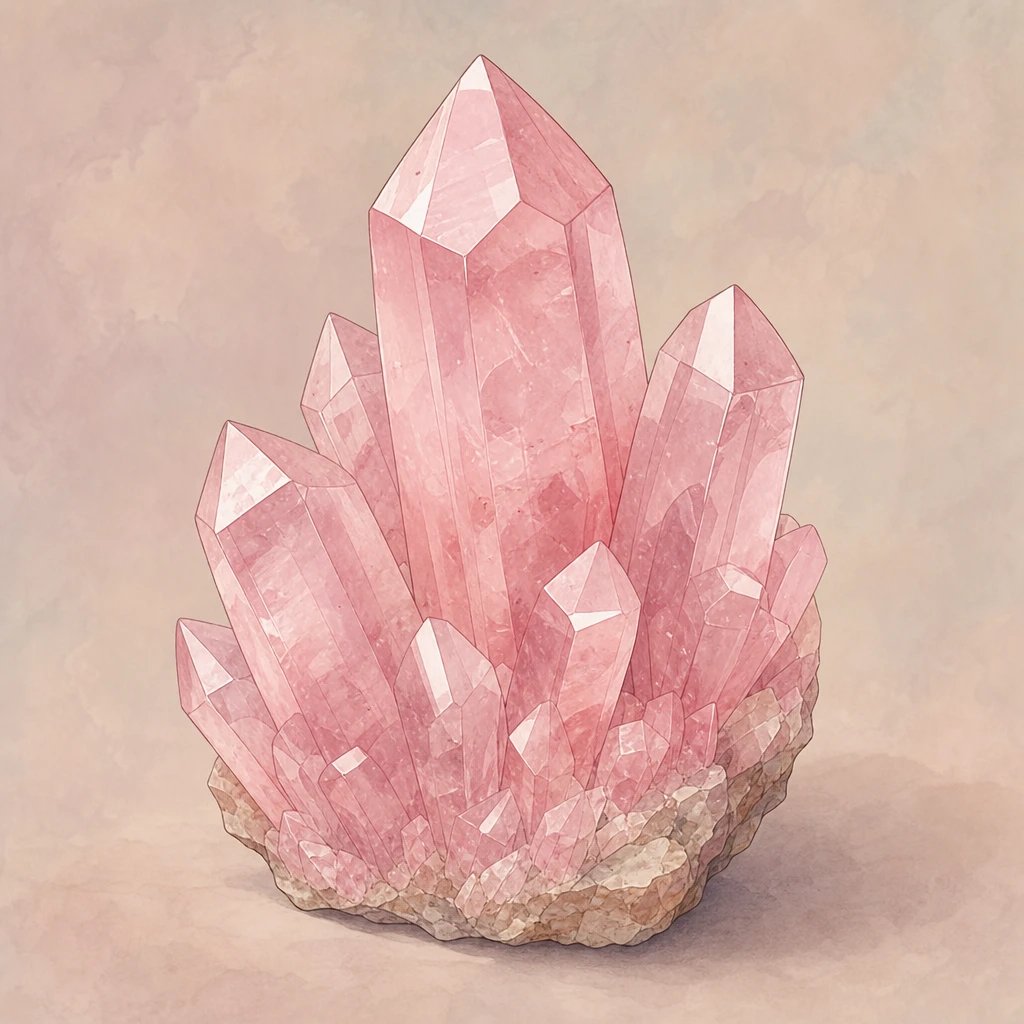 Picture of Pink Crystal note
