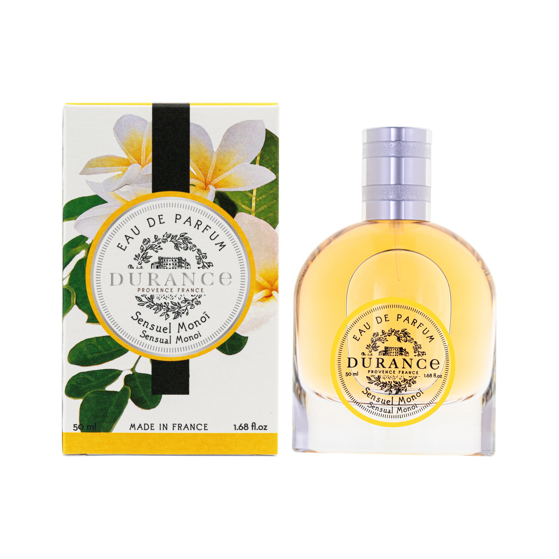 Eau de Parfum Sensuel Monoï by Durance en Provence perfume bottle