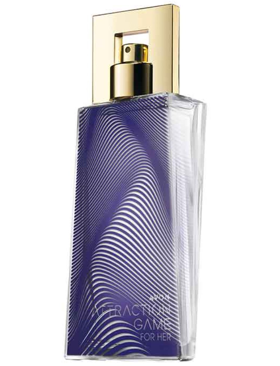 Attraction Game for Her by Avon perfume bottle