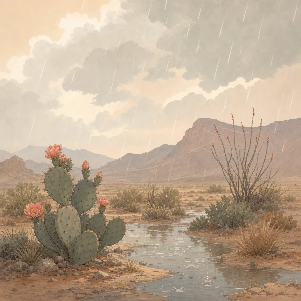 Picture of Desert Rain note