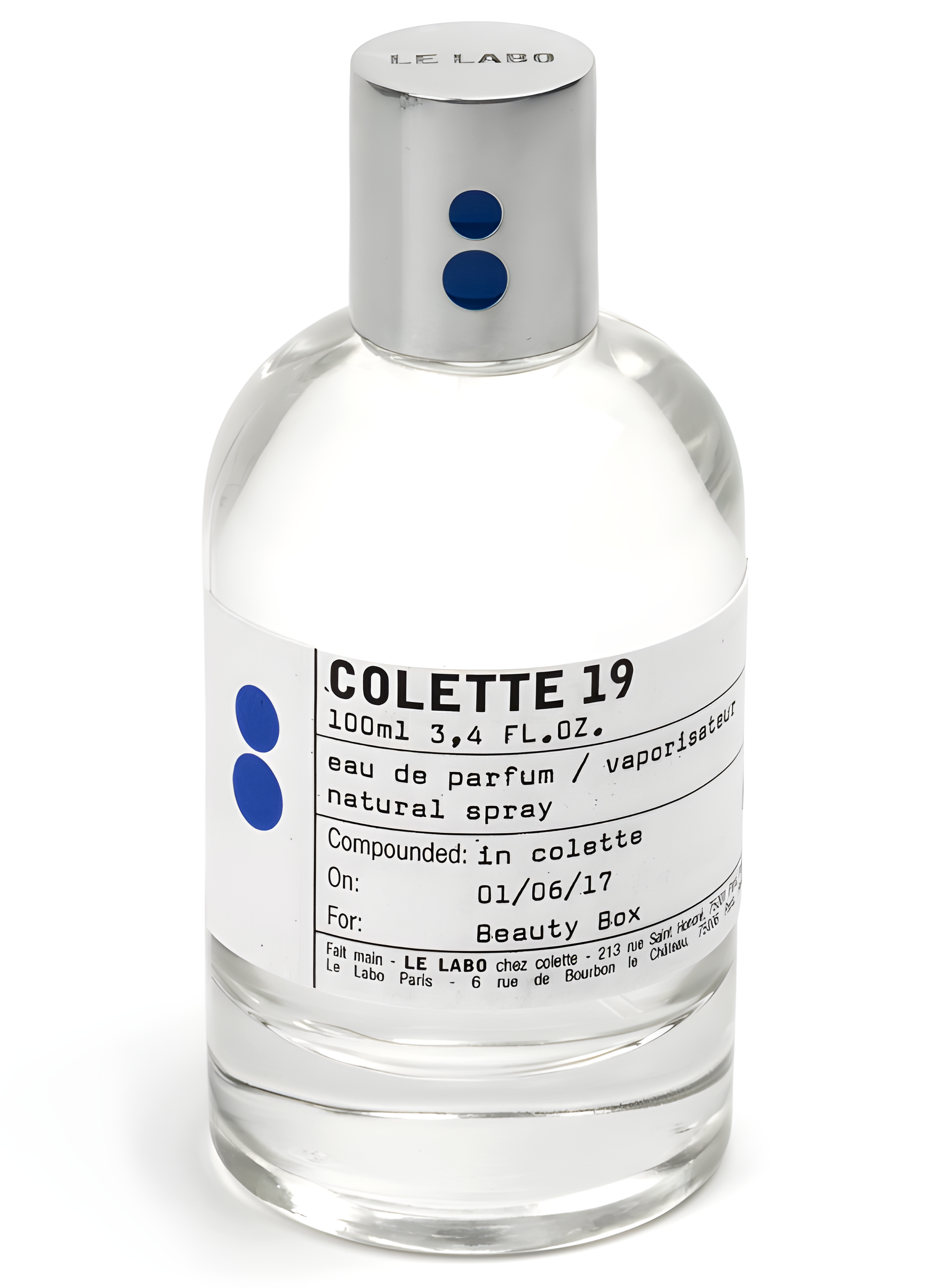 Colette 19 by Le Labo perfume bottle