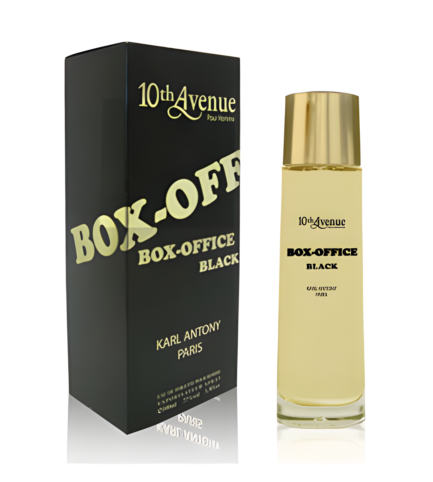 Box Office Black by 10th Avenue Karl Antony perfume bottle