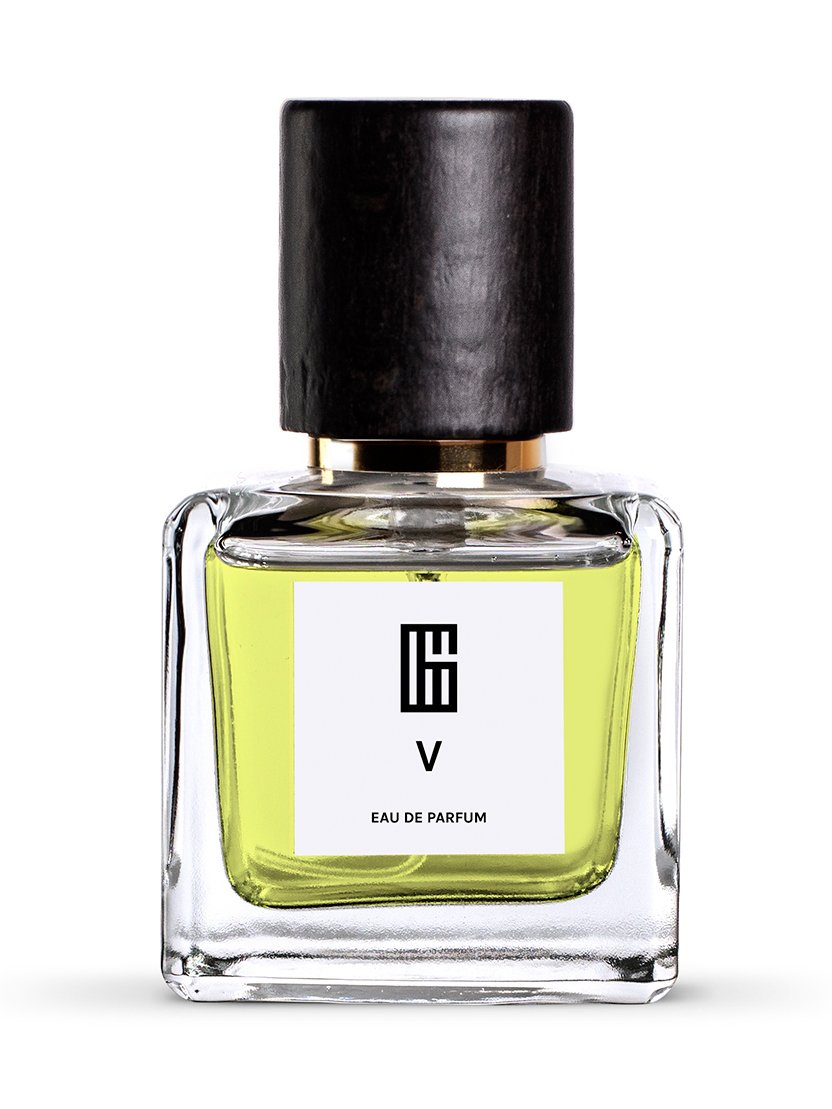 V by G Parfums perfume bottle