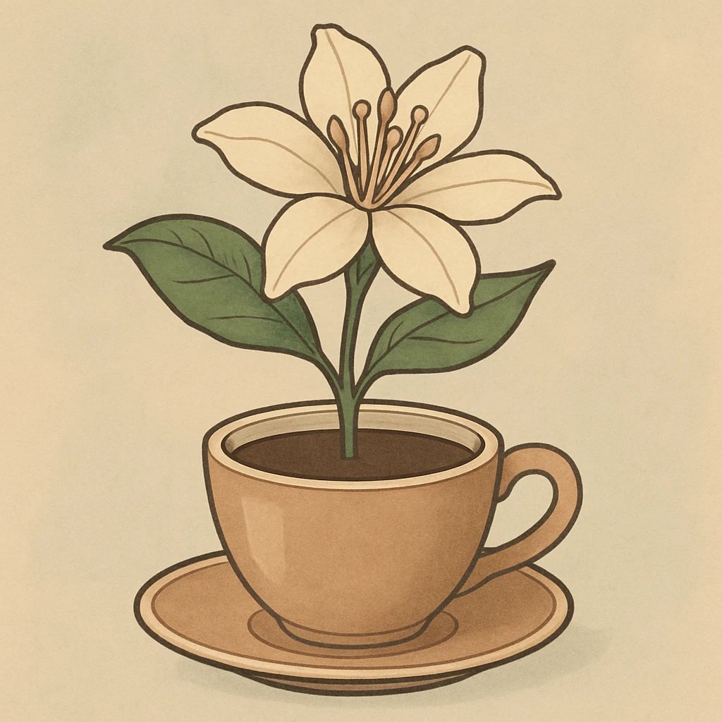 Picture of Coffee Flower note
