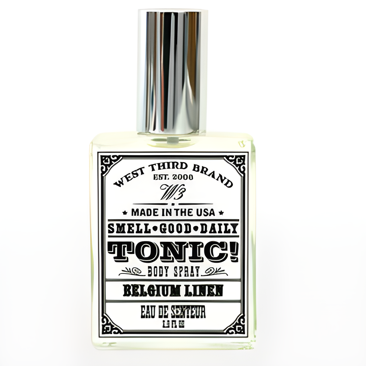 Belgium Linen by West Third Brand perfume bottle