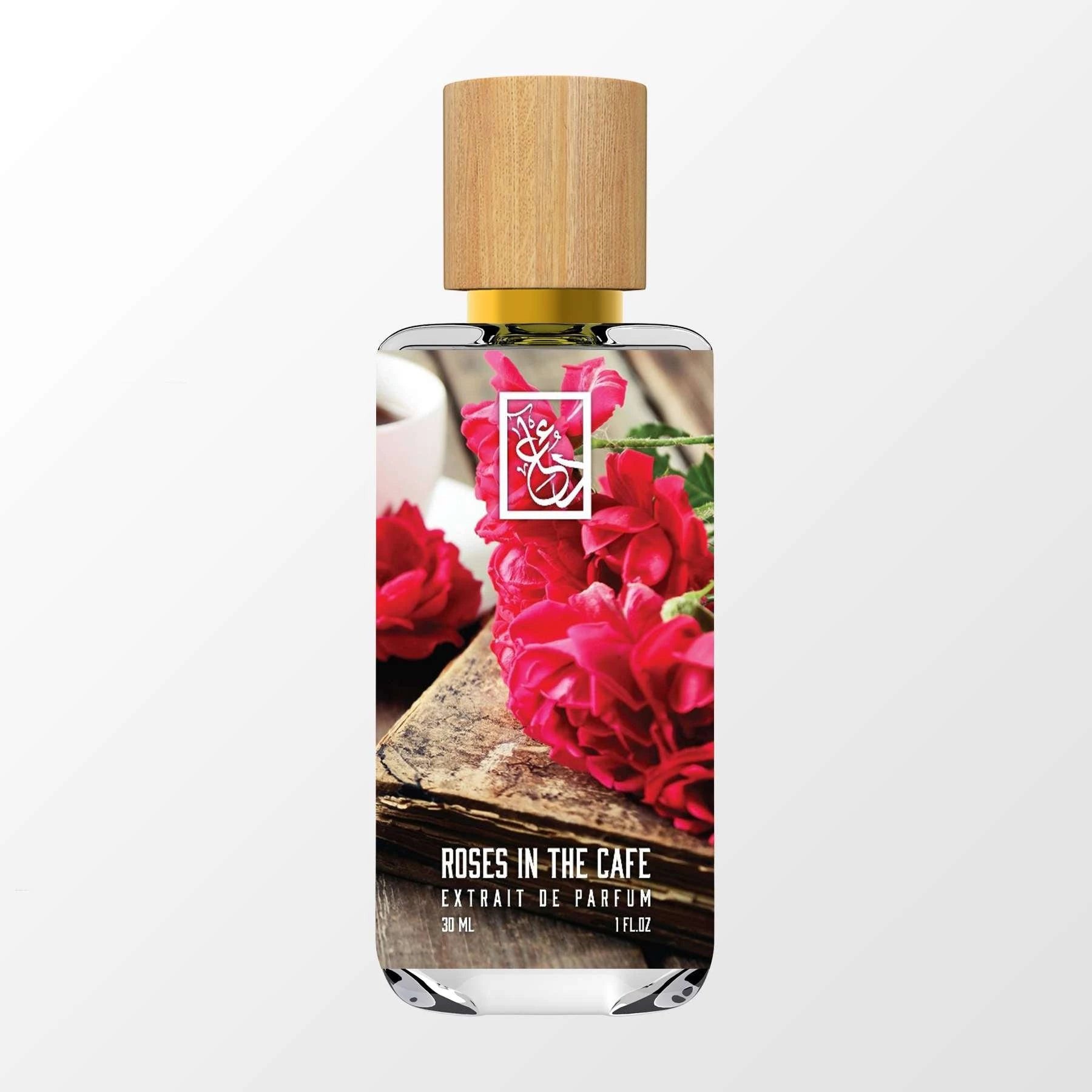 Roses in the Cafe by The Dua Brand perfume bottle
