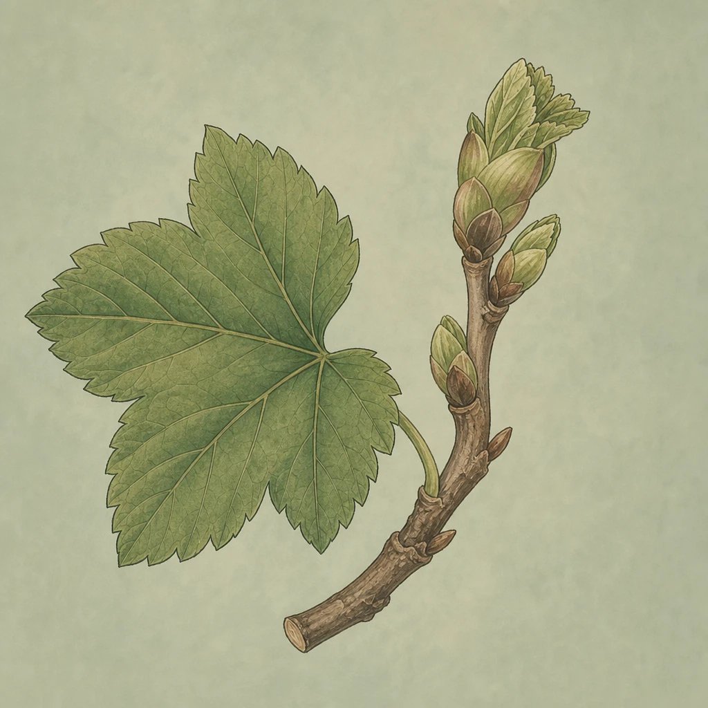 Picture of Currant Leaf and Bud note