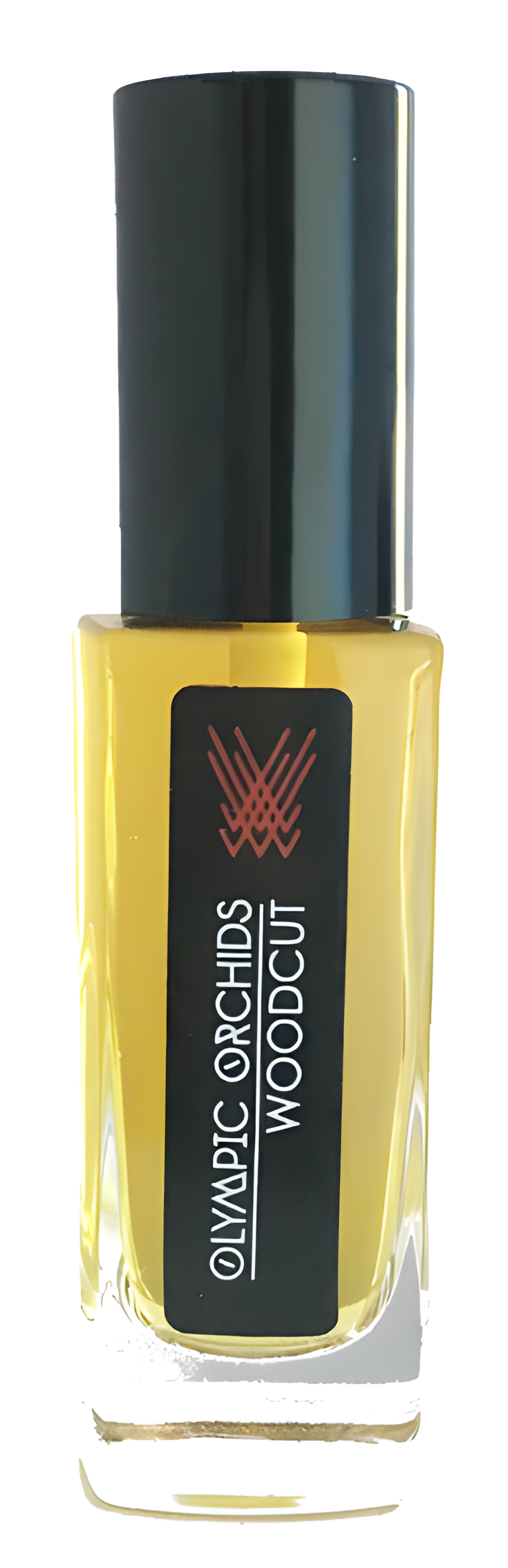Woodcut by Olympic Orchids Artisan Perfumes perfume bottle