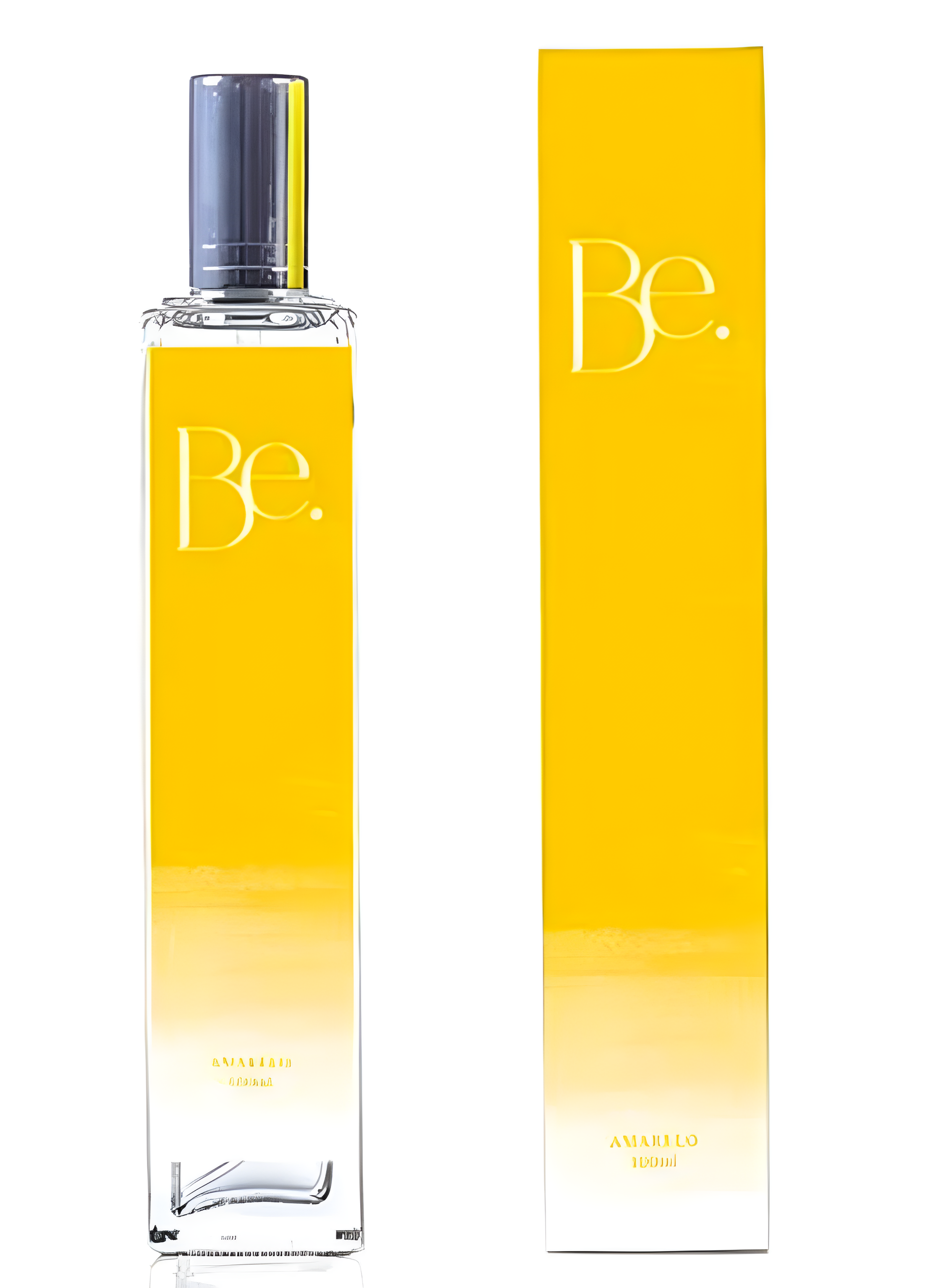 Be. Amarelo by Be. Colonias perfume bottle