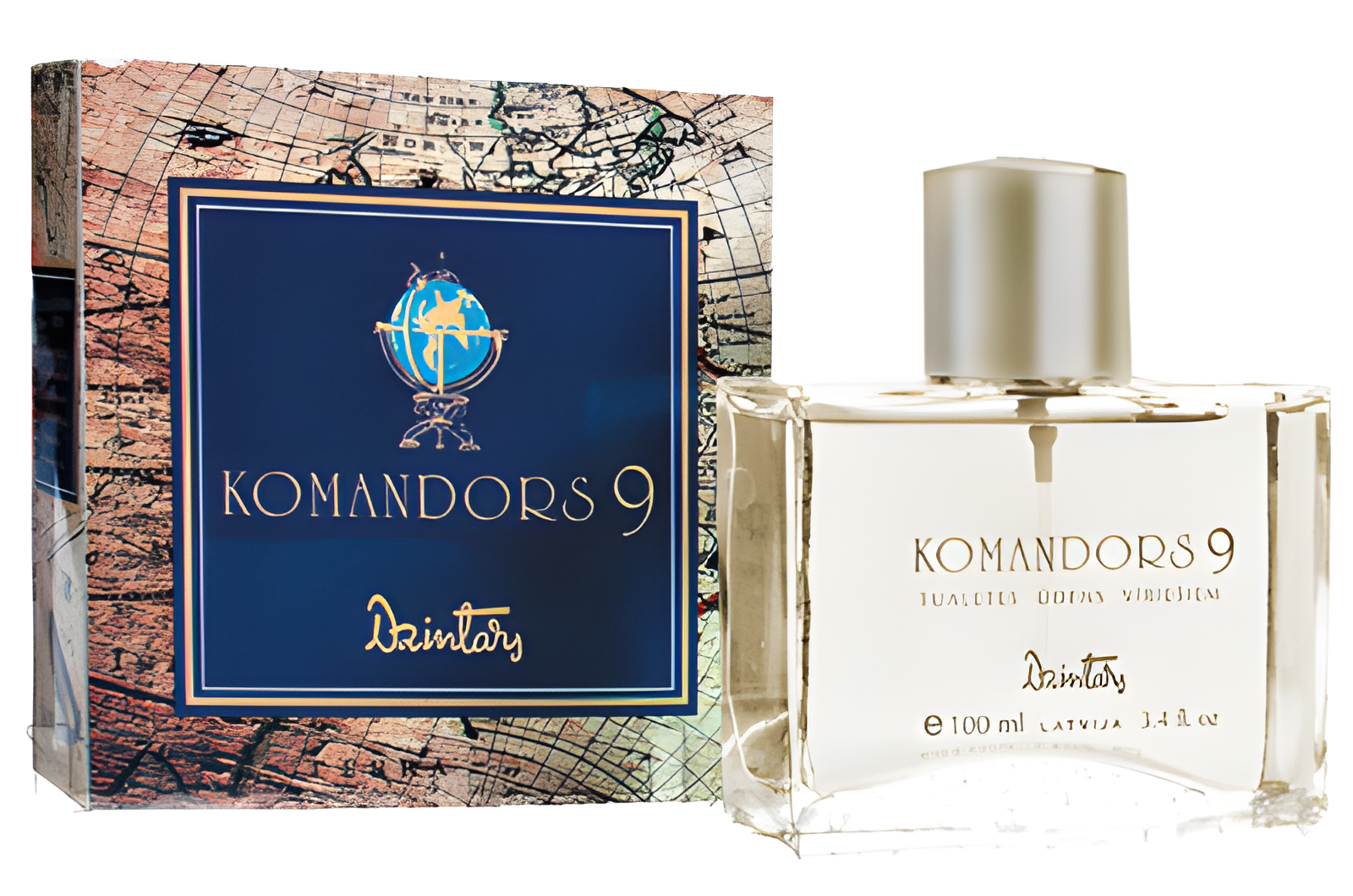 Komandors 9 by Dzintars perfume bottle