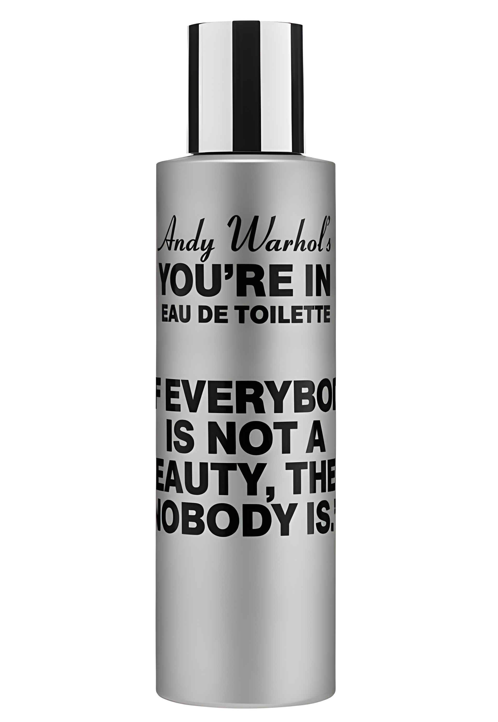 Andy Warhol's You're in by Comme des Garcons perfume bottle