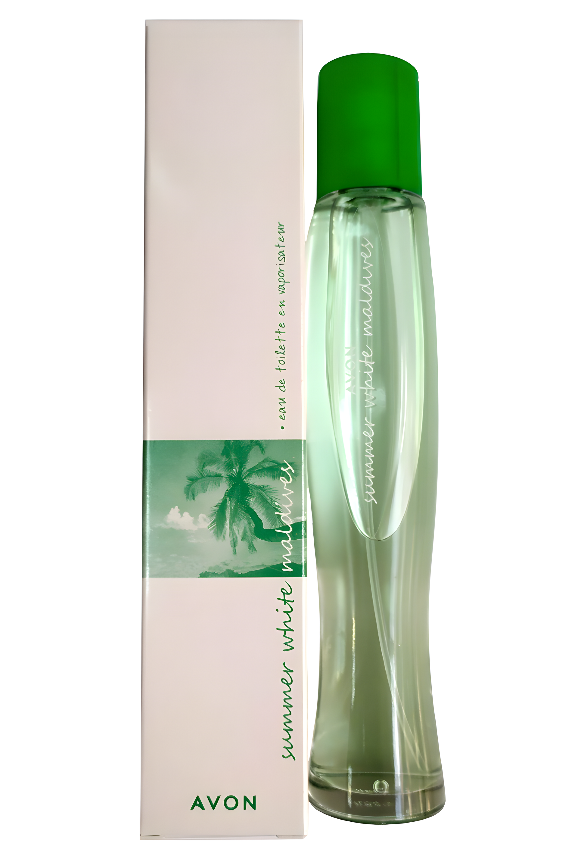 Summer White Maldives by Avon perfume bottle