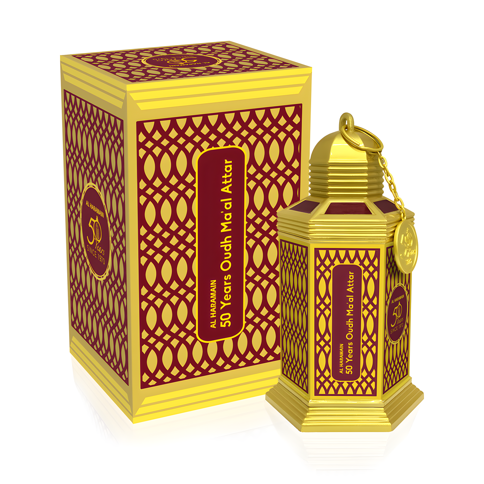 50 Years Oudh Ma’al Attar by Al Haramain Perfumes perfume bottle