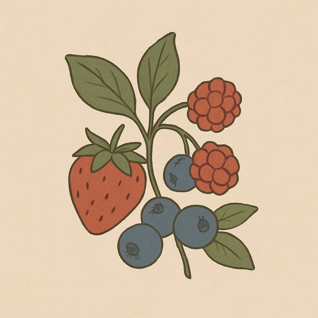 Picture of Wild Berries note