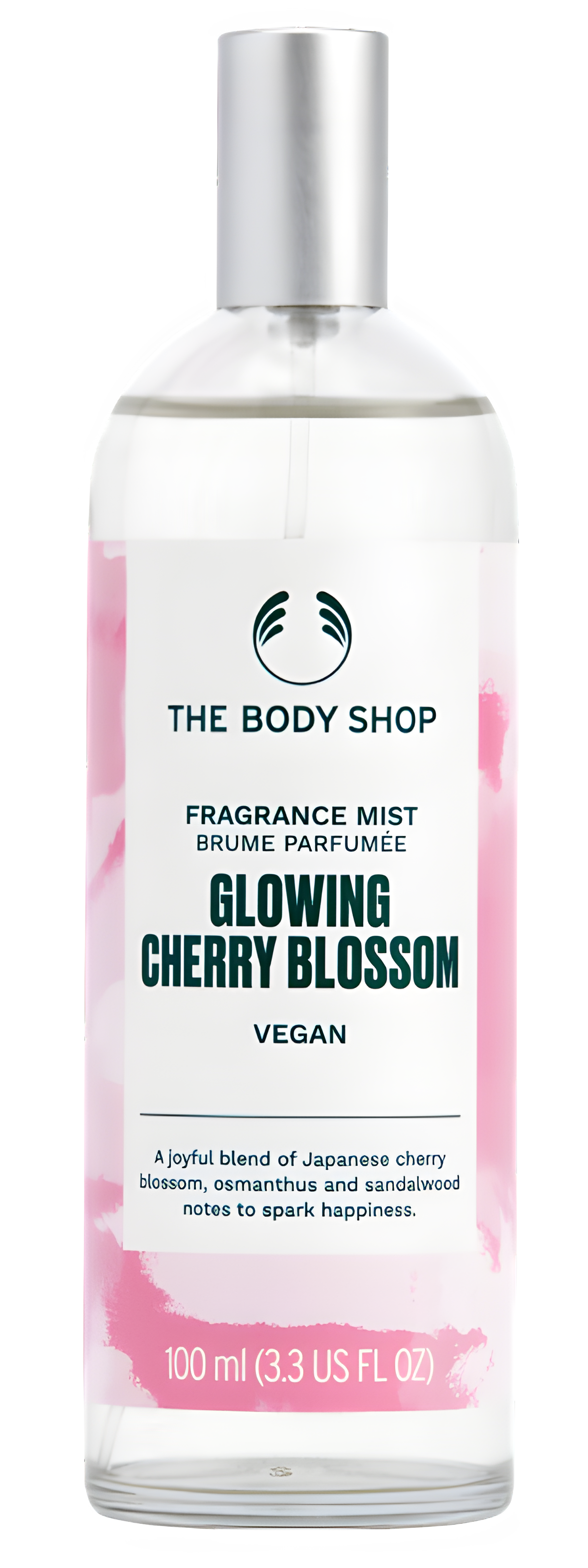 Glowing Cherry Blossom by The Body Shop perfume bottle