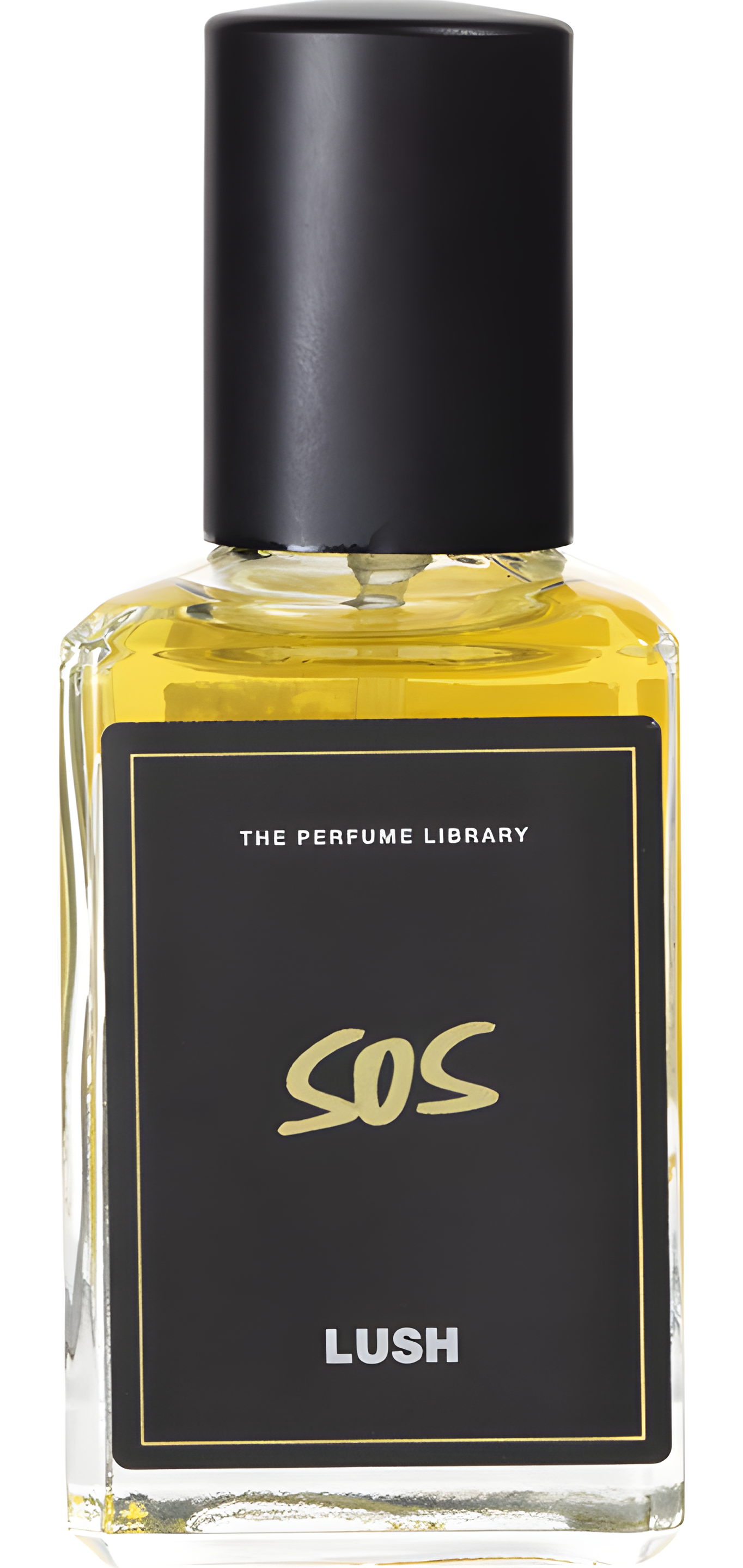 SOS by Lush perfume bottle