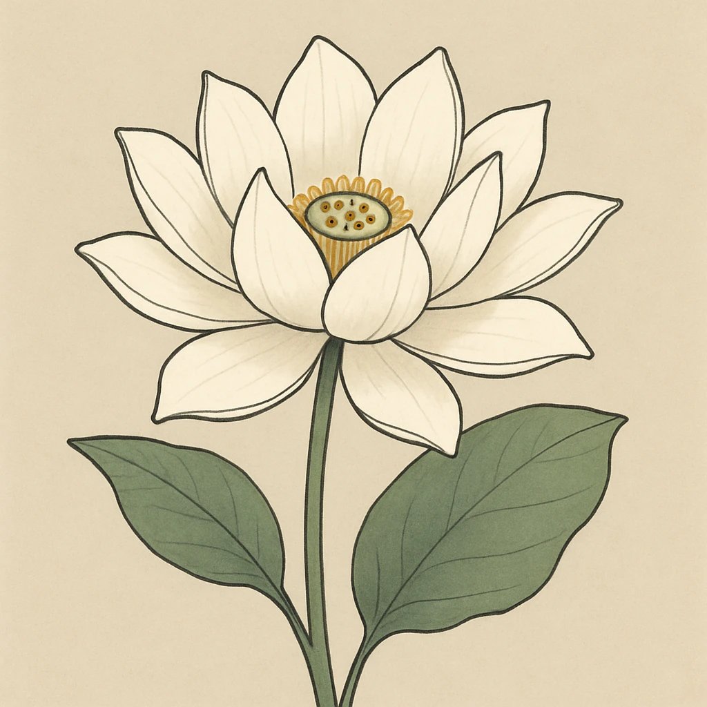 Picture of White Lotus note