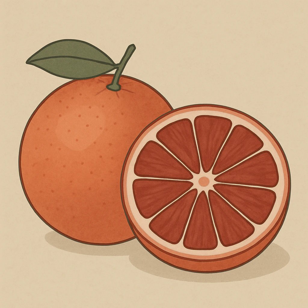 Picture of Blood Grapefruit note