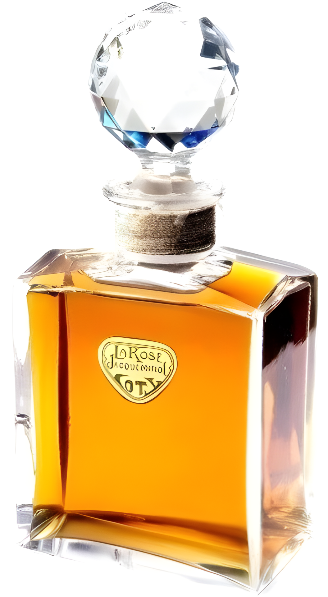 La Rose Jacqueminot by Coty perfume bottle