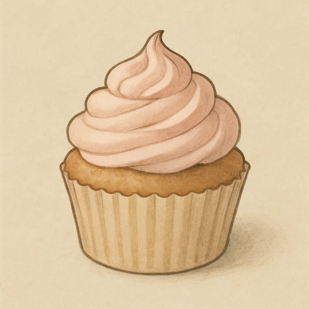 Picture of Cupcake note